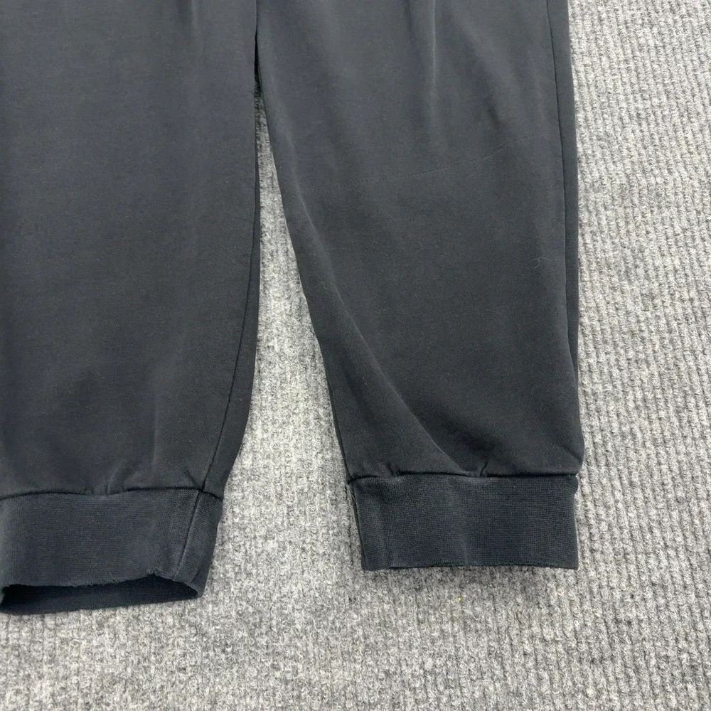 Jordan Nike Sweatpants Mens L Black Cotton Fleece Graphic Logo Joggers Sporty